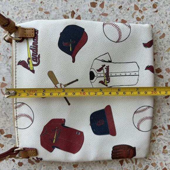 Dooney & Bourke St. Louis Cardinals MLB Leather Crossbody Purse Bag - Picture 6 of 10